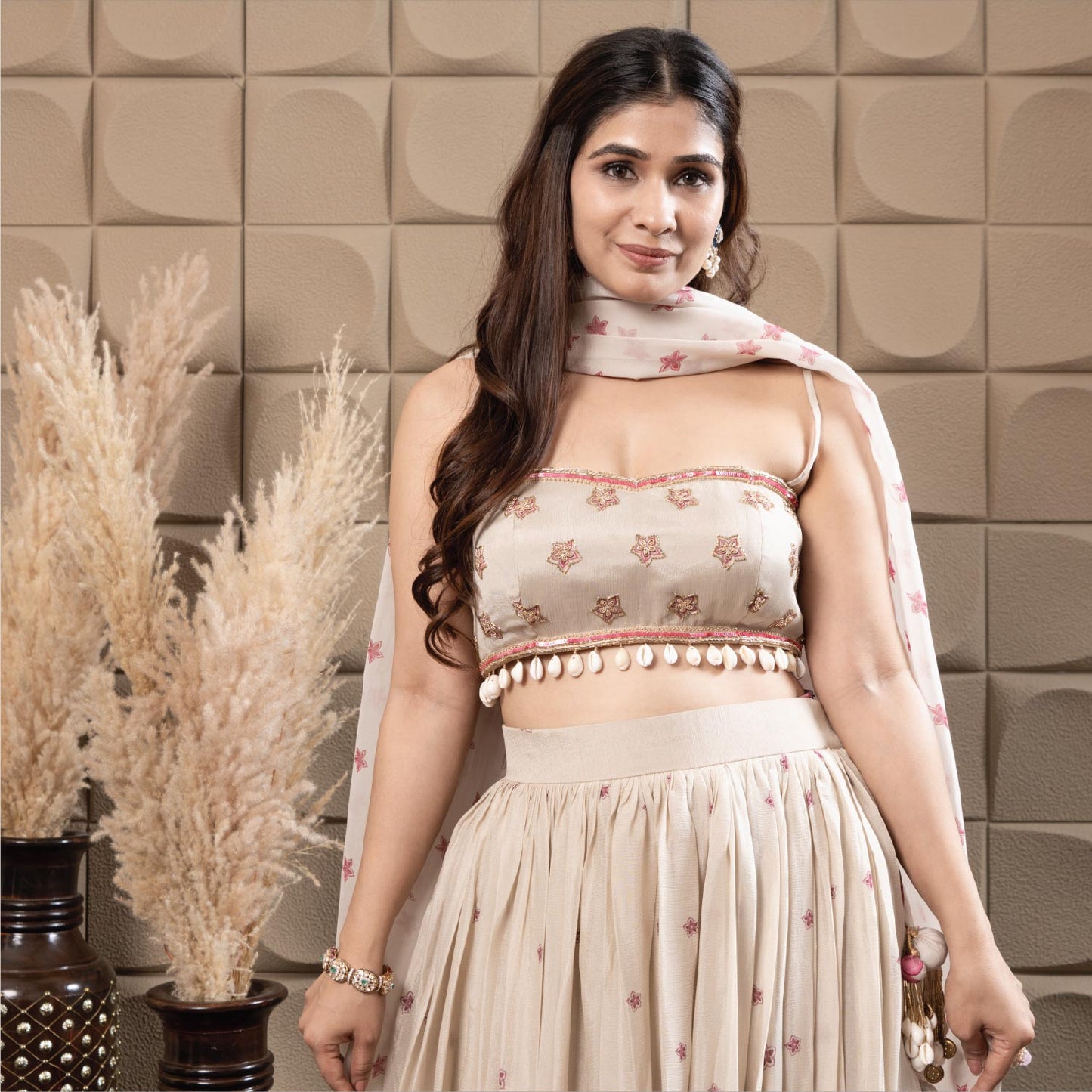 Misty lehenga set