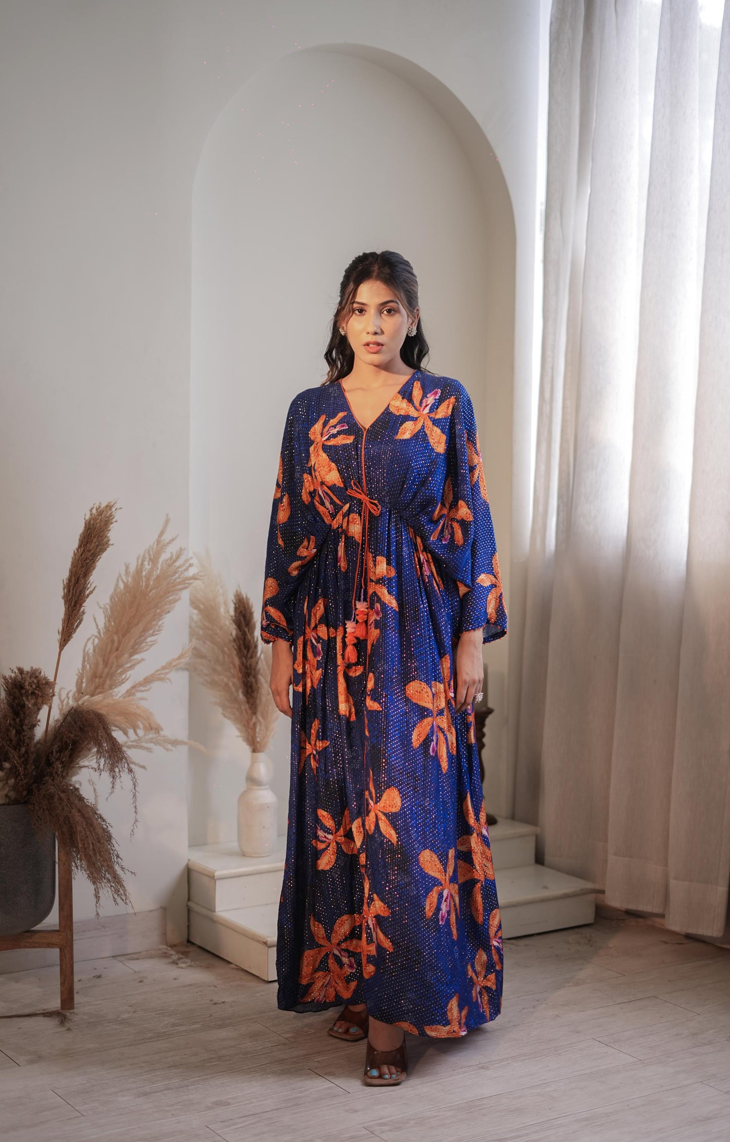 Royal Blue Lily Kaftan