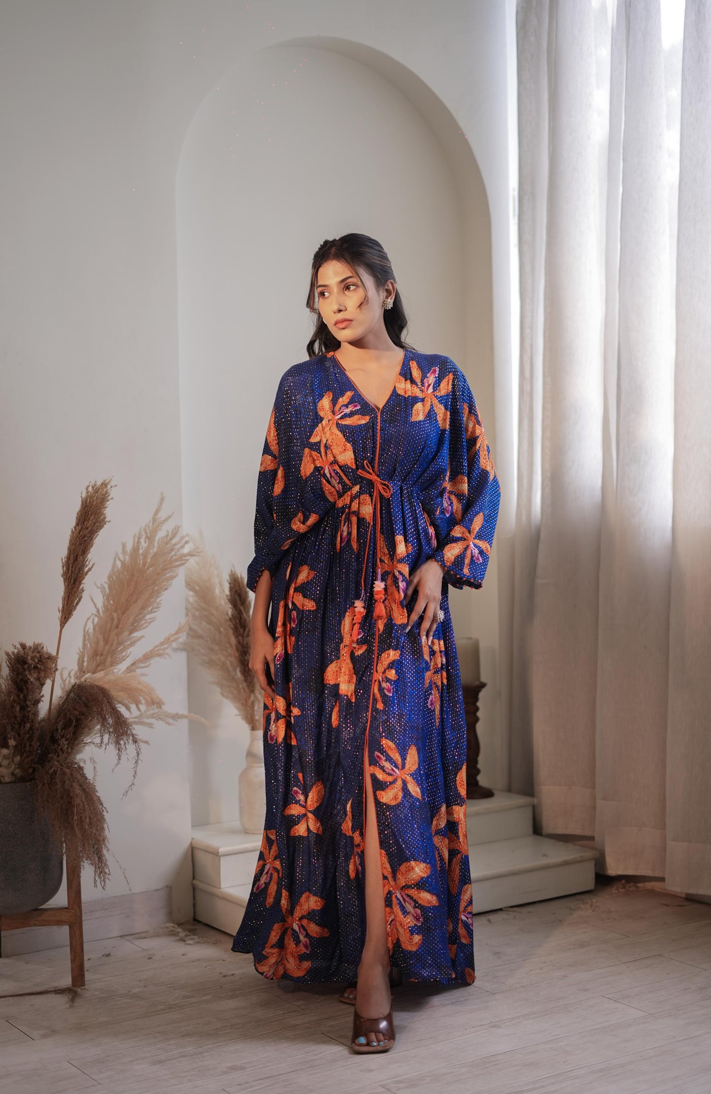 Royal Blue Lily Kaftan