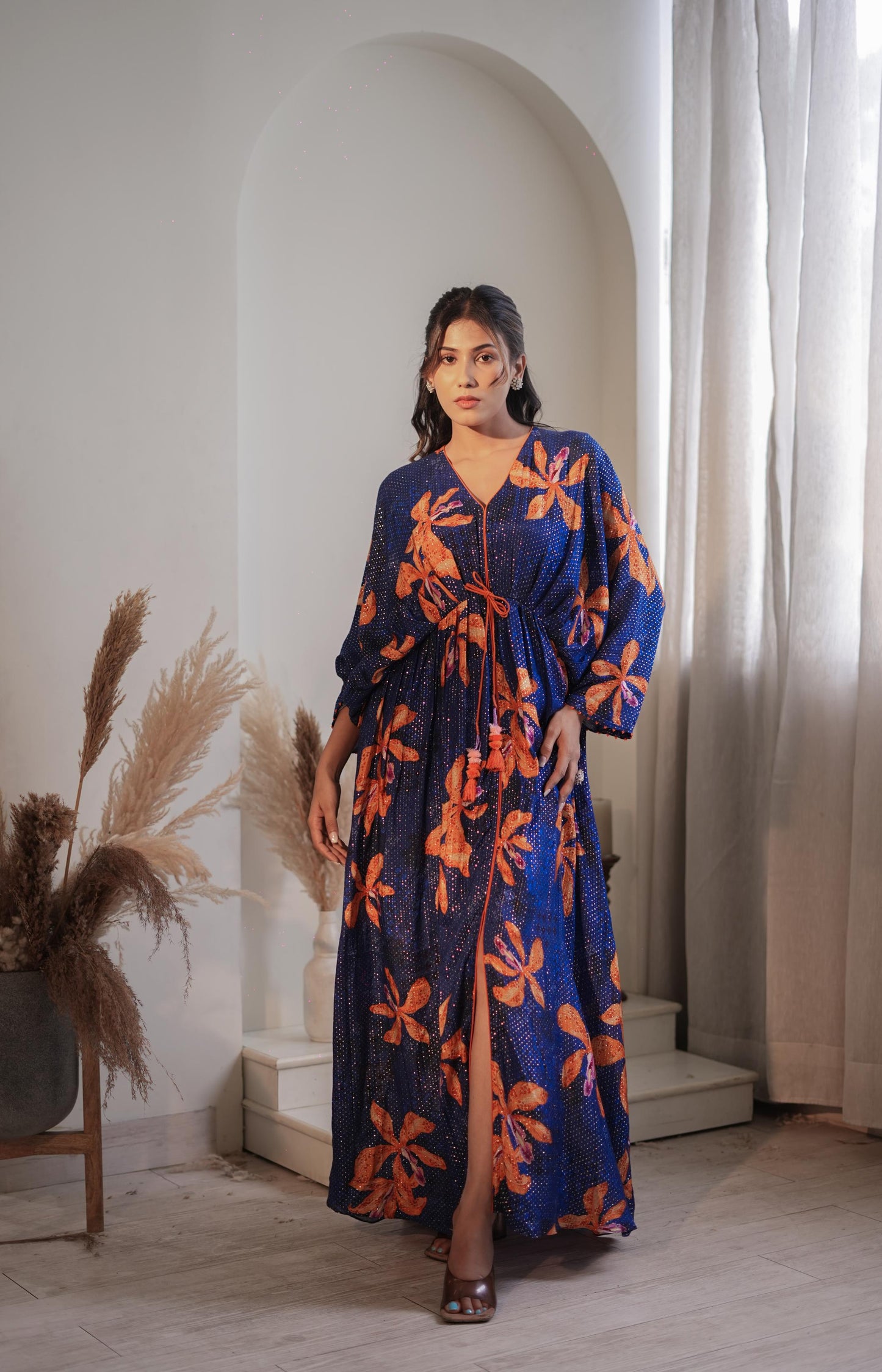 Royal Blue Lily Kaftan