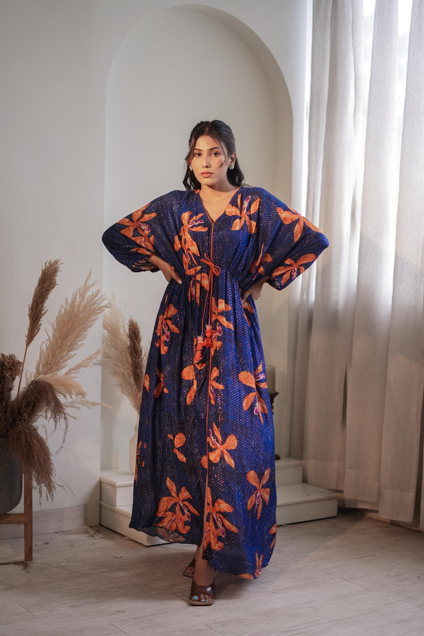 Royal Blue Lily Kaftan