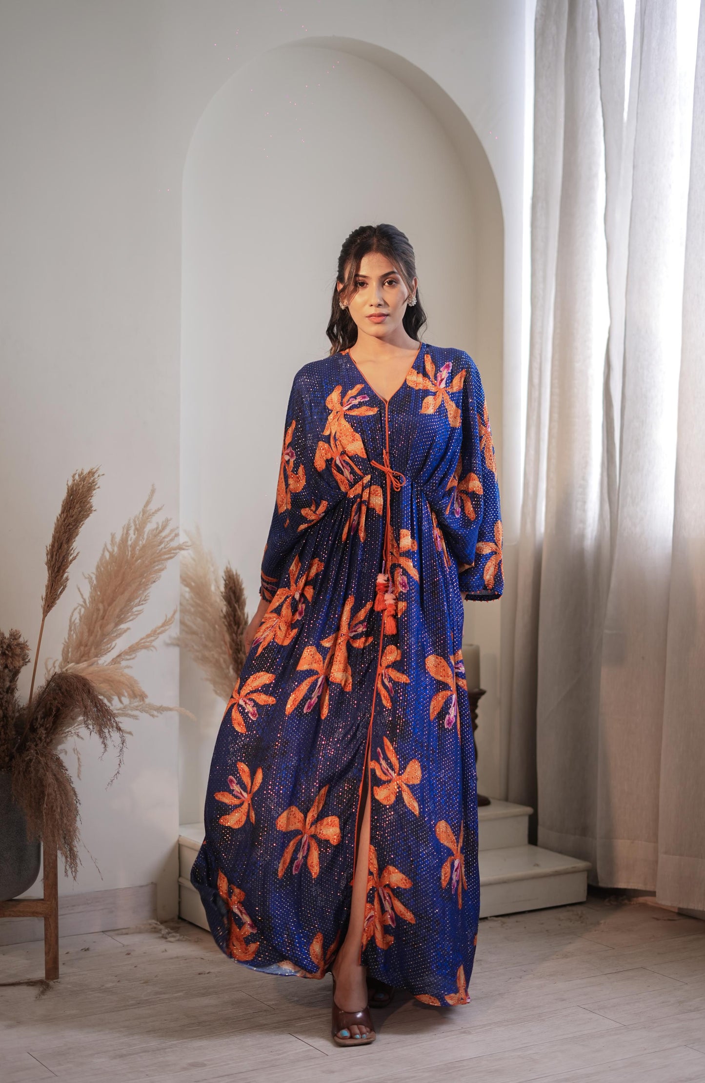 Royal Blue Lily Kaftan