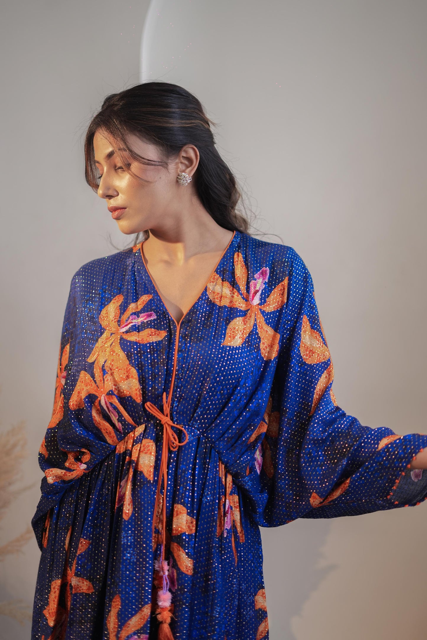 Royal Blue Lily Kaftan