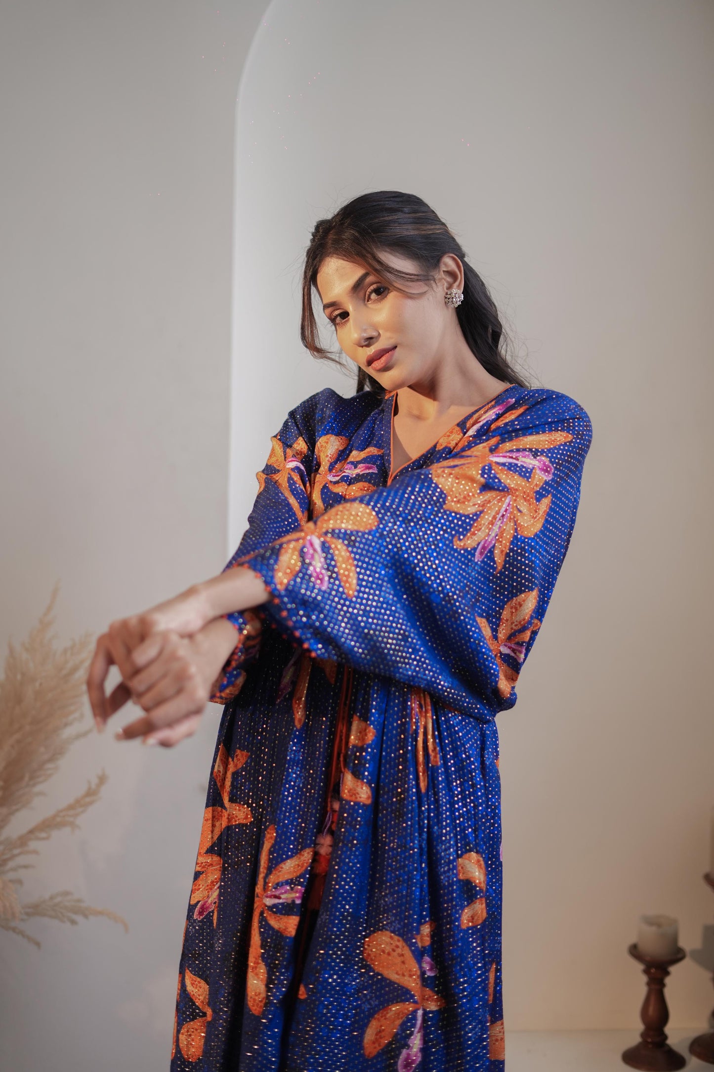 Royal Blue Lily Kaftan