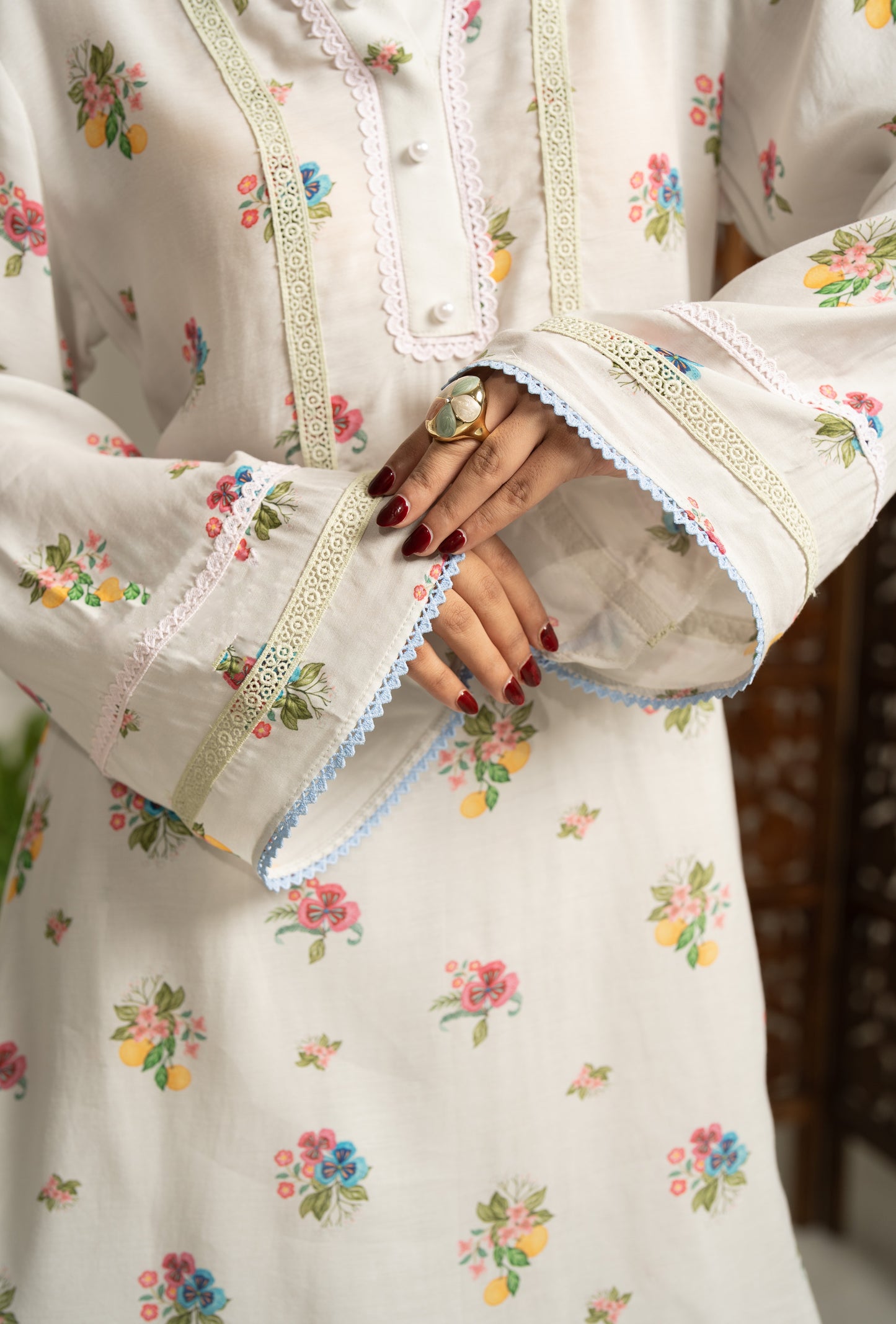 OYSTER A LINE KURTA SET