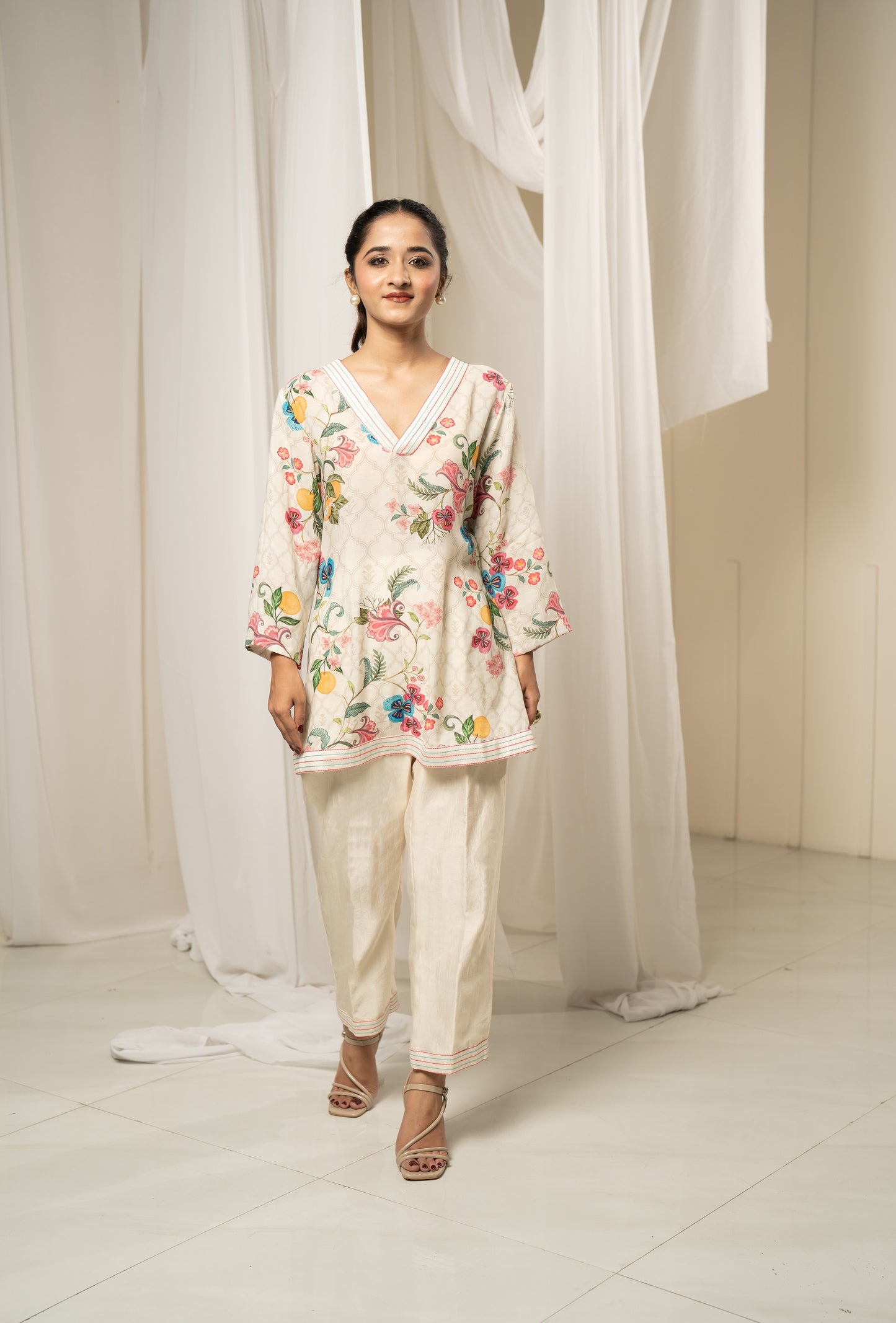 OYSTER TUNIC SET