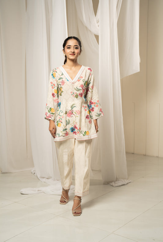 OYSTER TUNIC SET