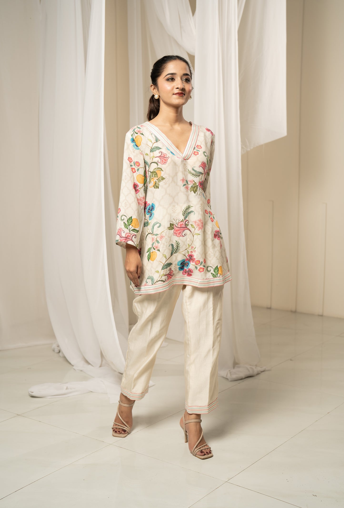 OYSTER TUNIC SET