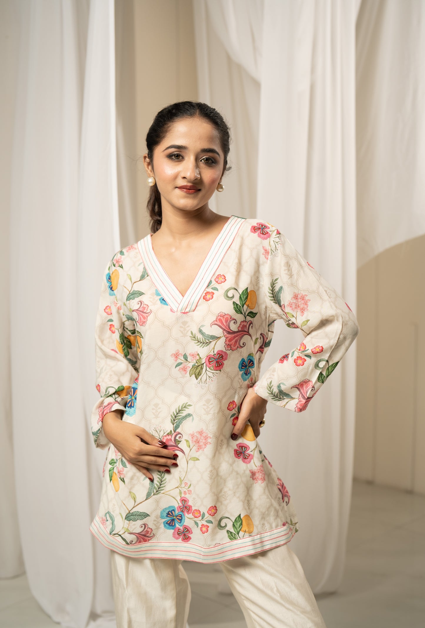 OYSTER TUNIC SET