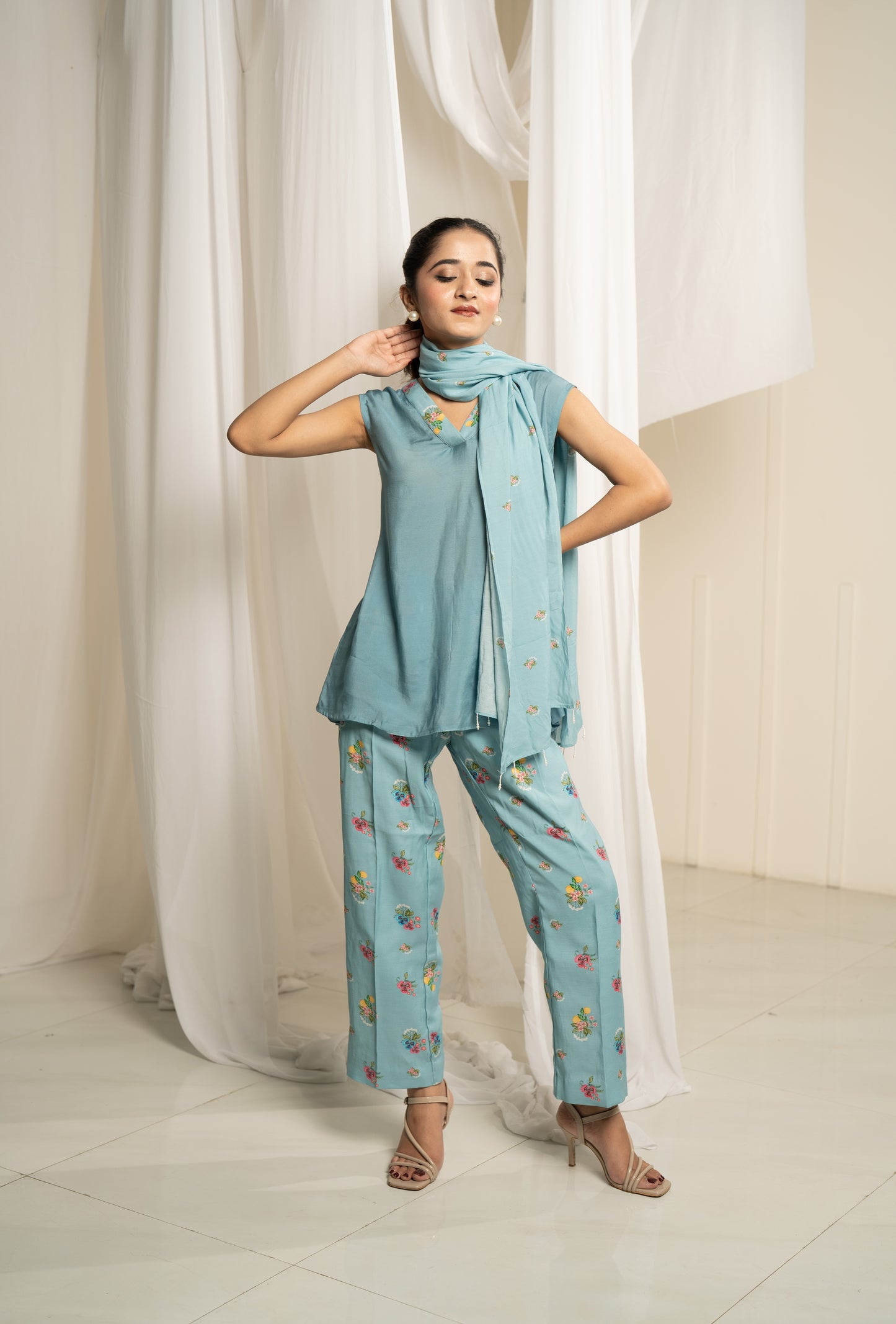 AQUA CO-ORD SET