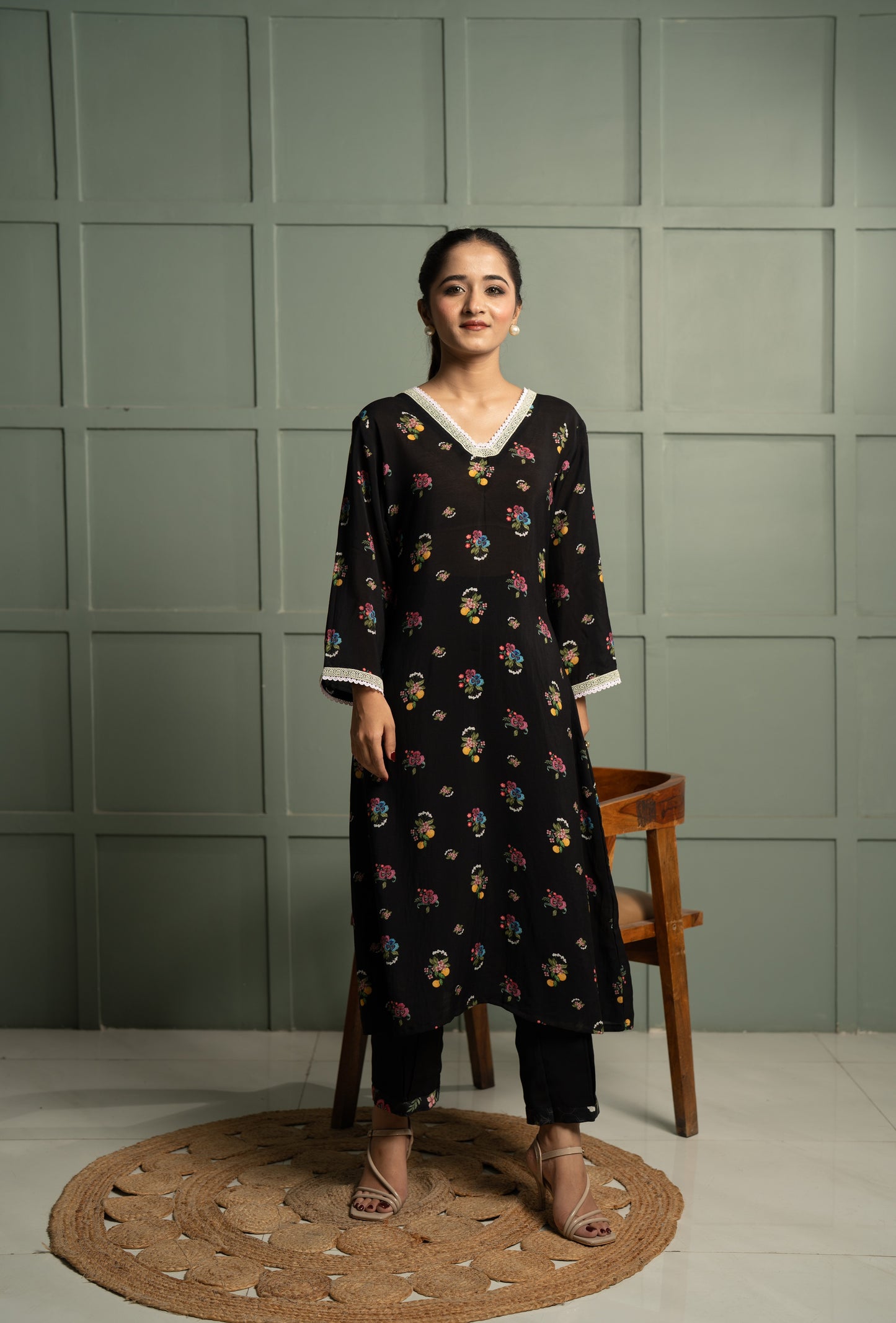 NIGHTFALL GLASS KURTA SET