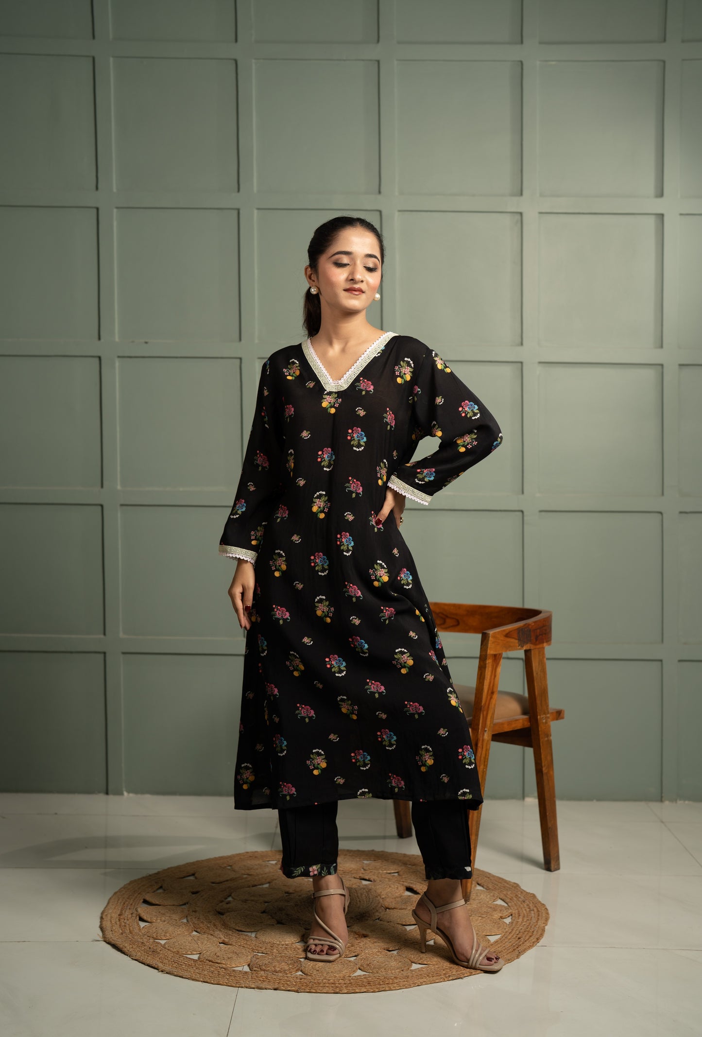 NIGHTFALL GLASS KURTA SET