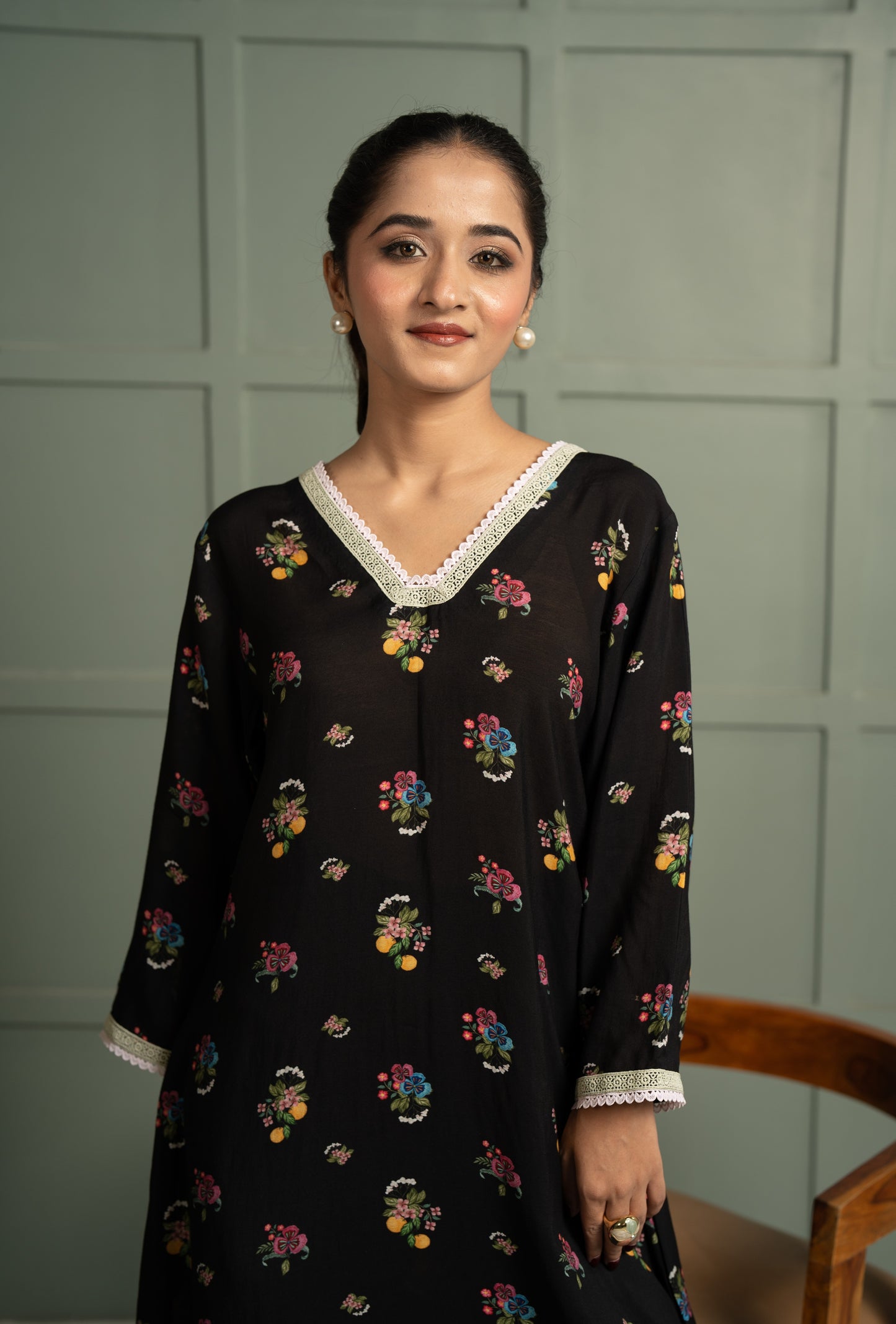 NIGHTFALL GLASS KURTA SET