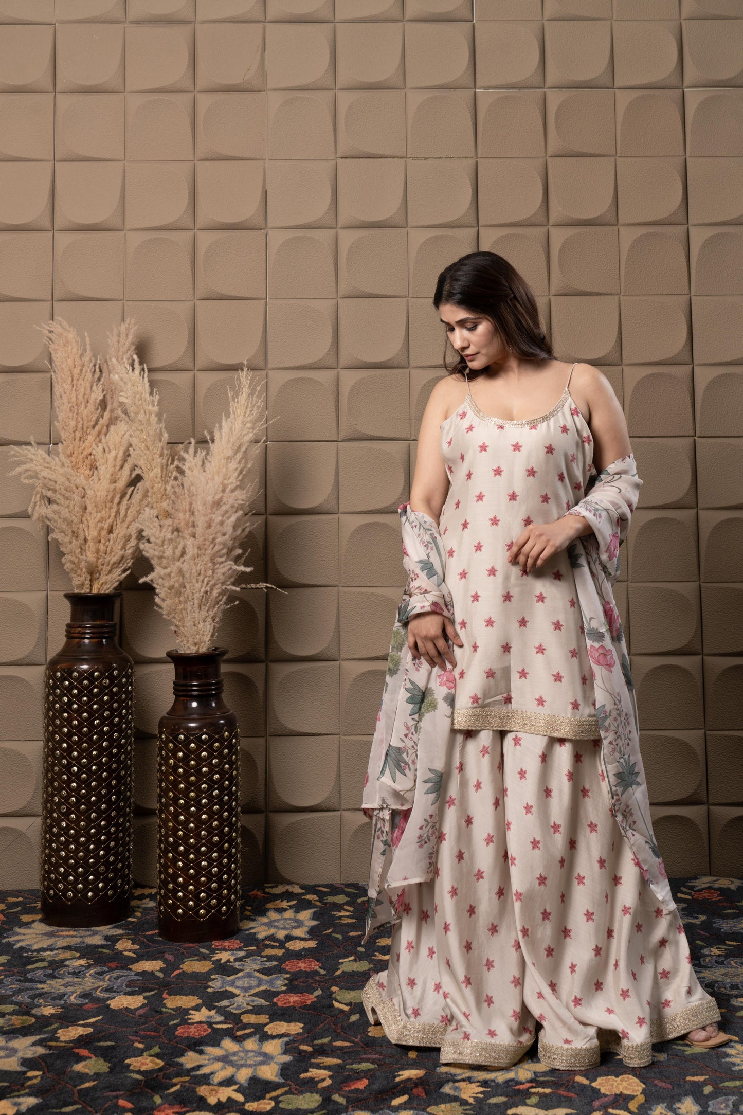 Misty Printed Garara Set