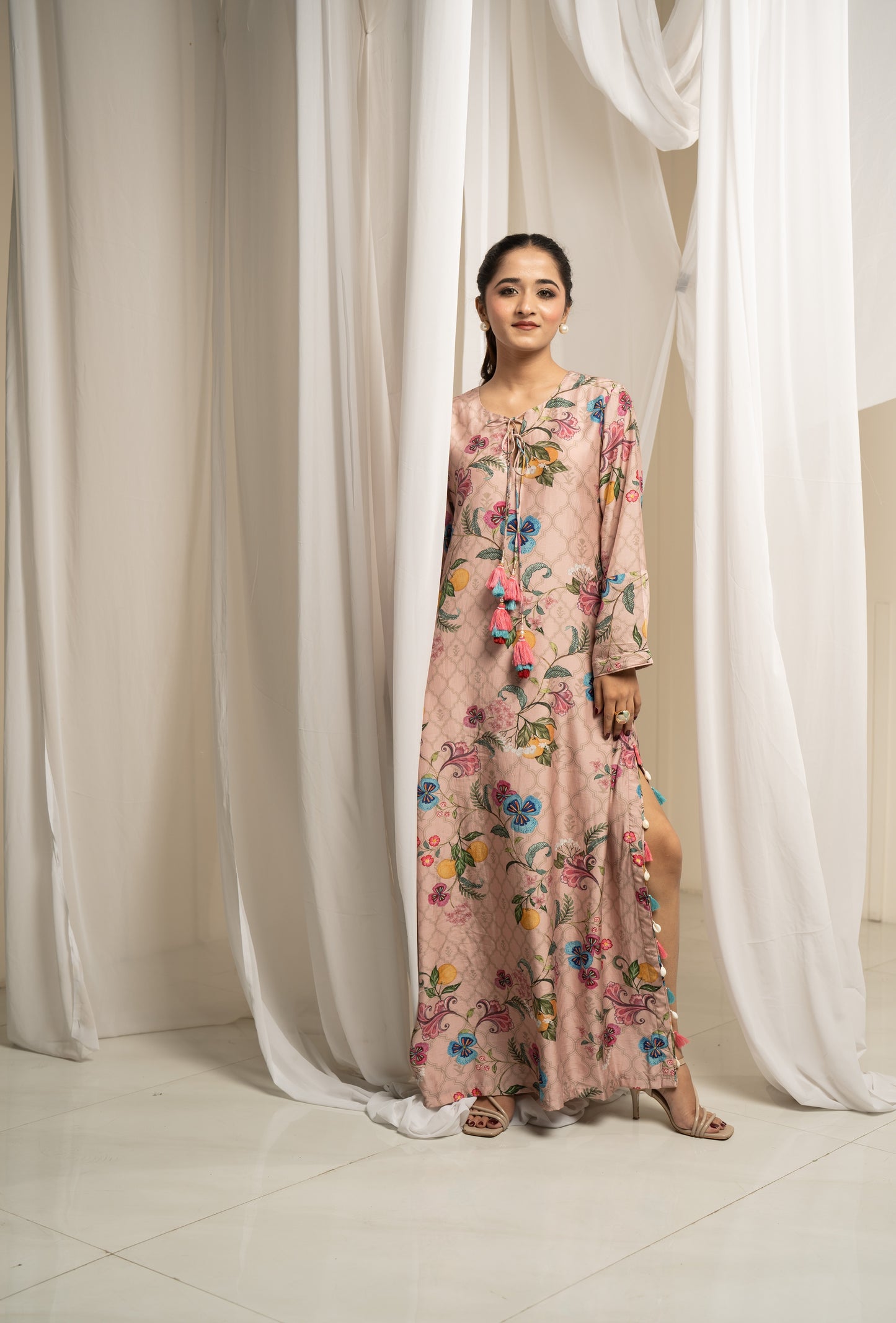 ROSE KAFTAN SET