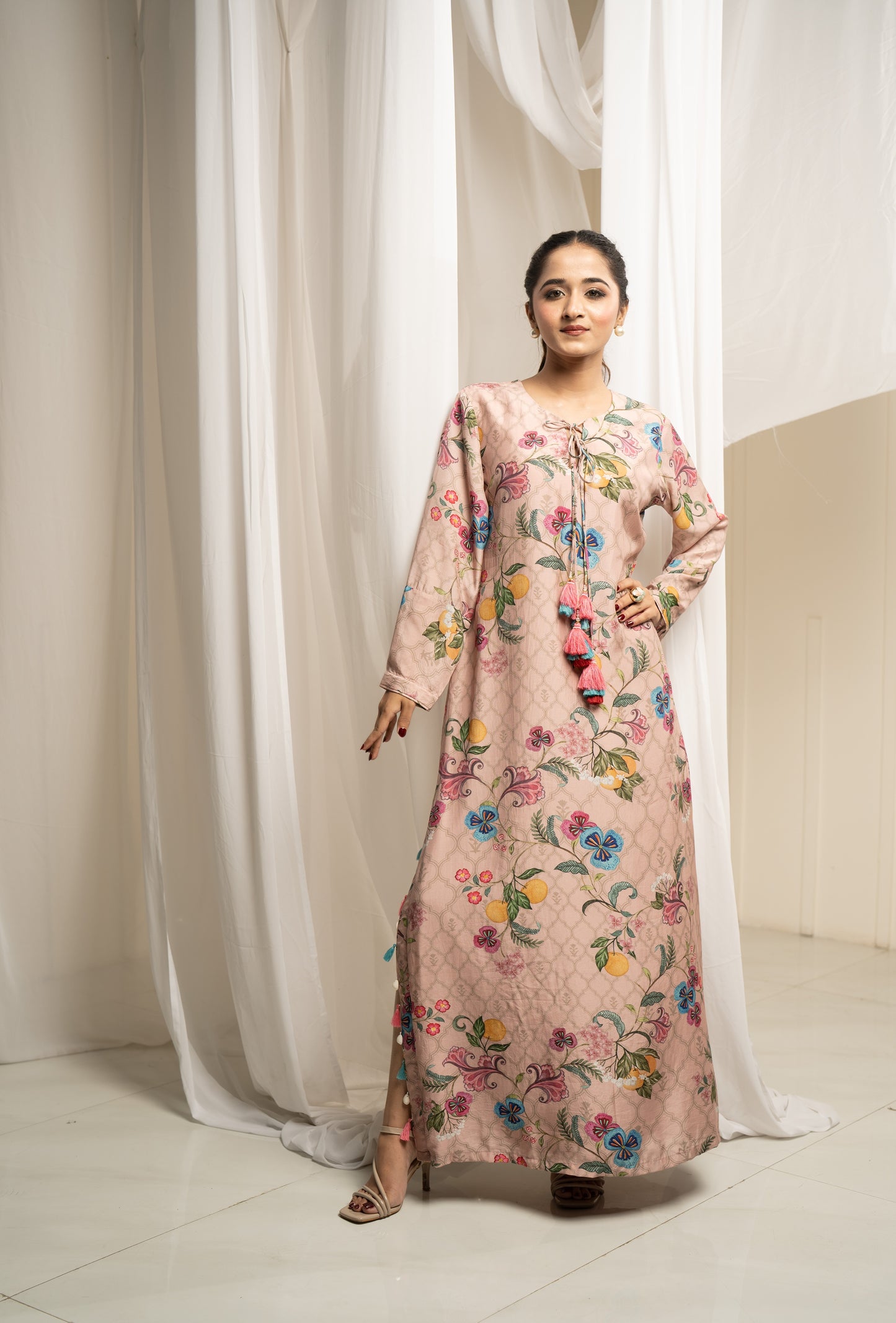 ROSE KAFTAN SET
