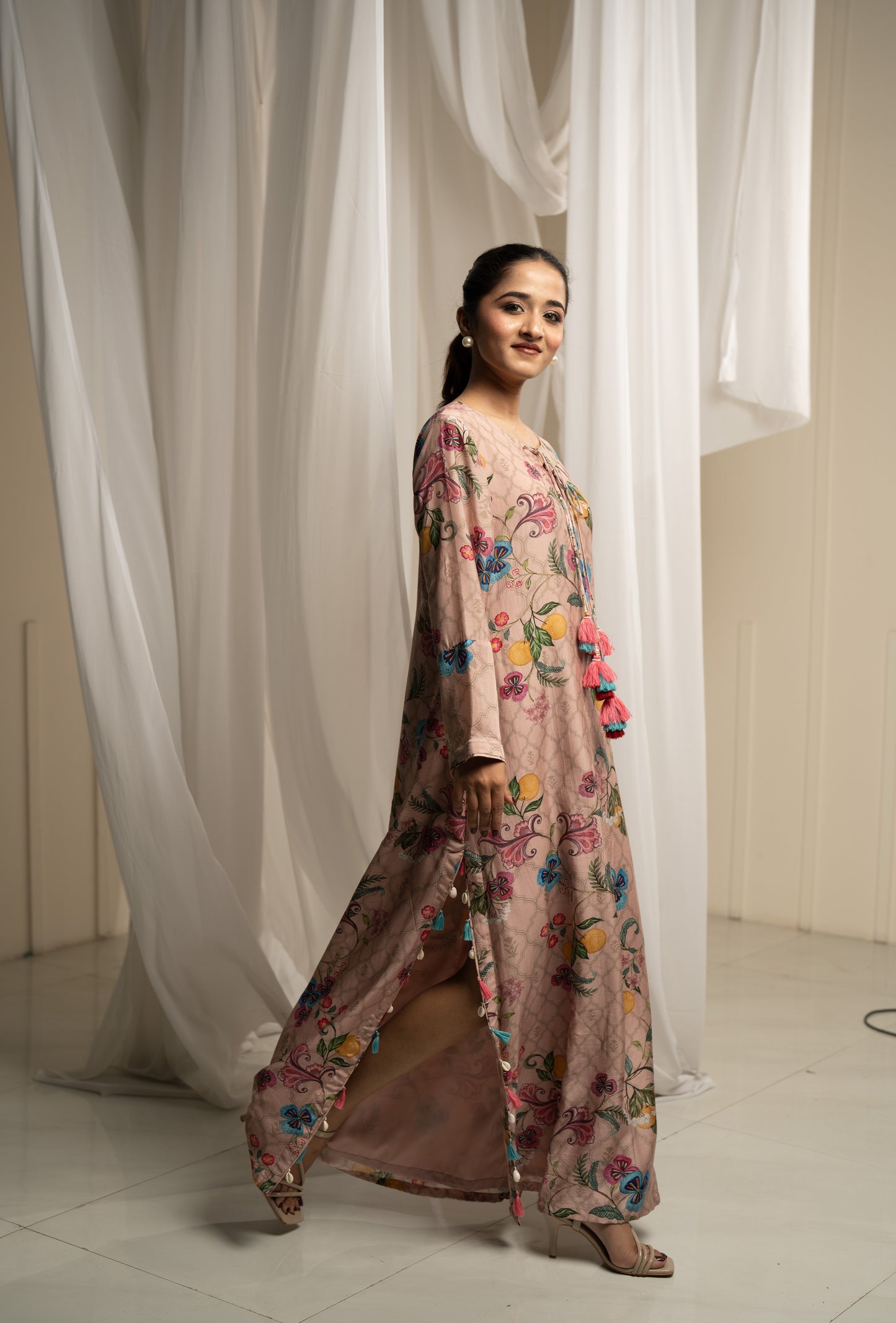 ROSE KAFTAN SET