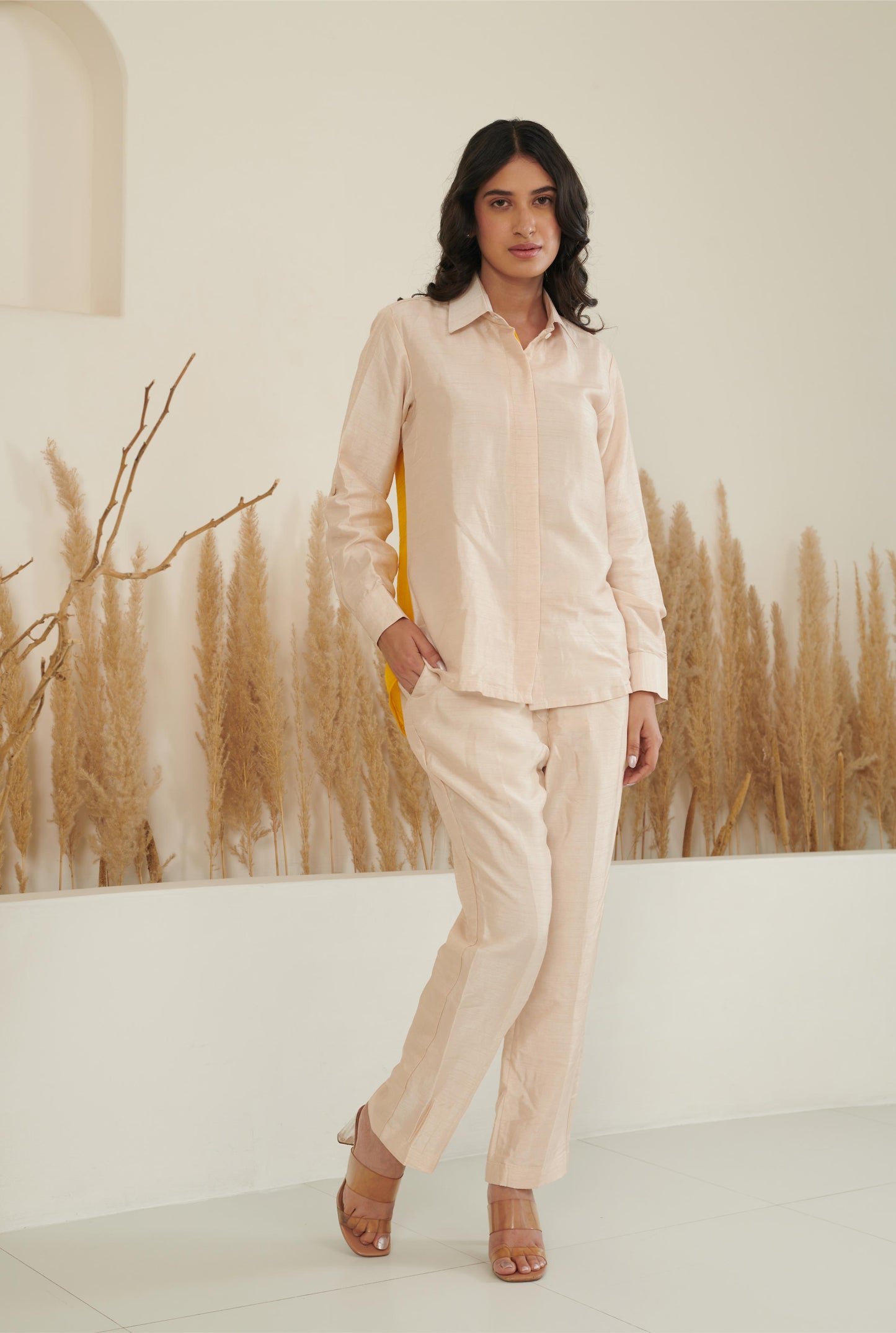 Kai Silk Co-ord - Ivory