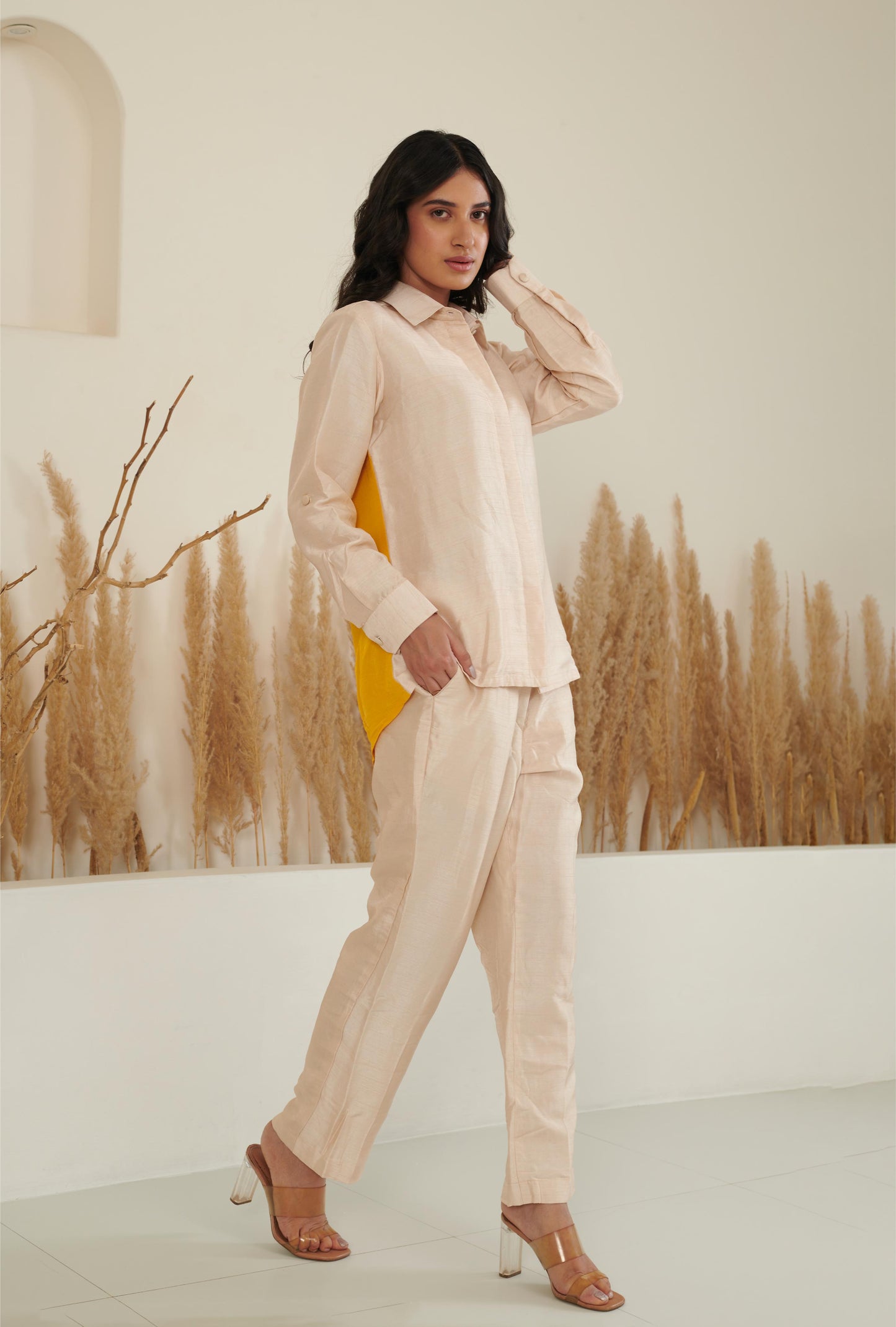 Kai Silk Co-ord - Ivory