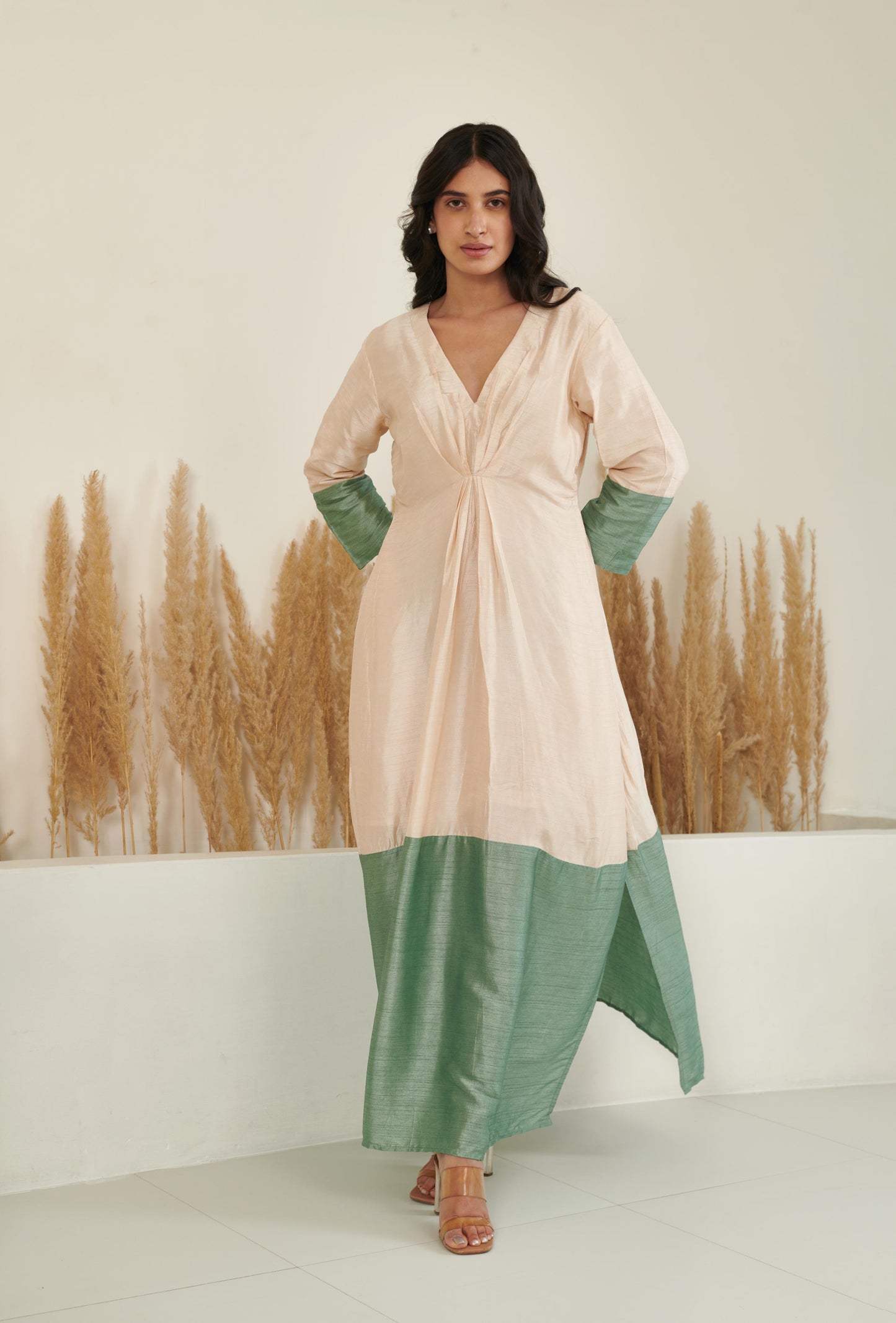 SeiNe Kaftan - Ivory/Sage