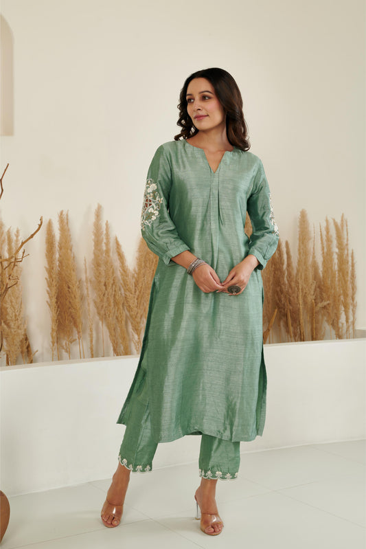KoSi Kurta Set - Sage
