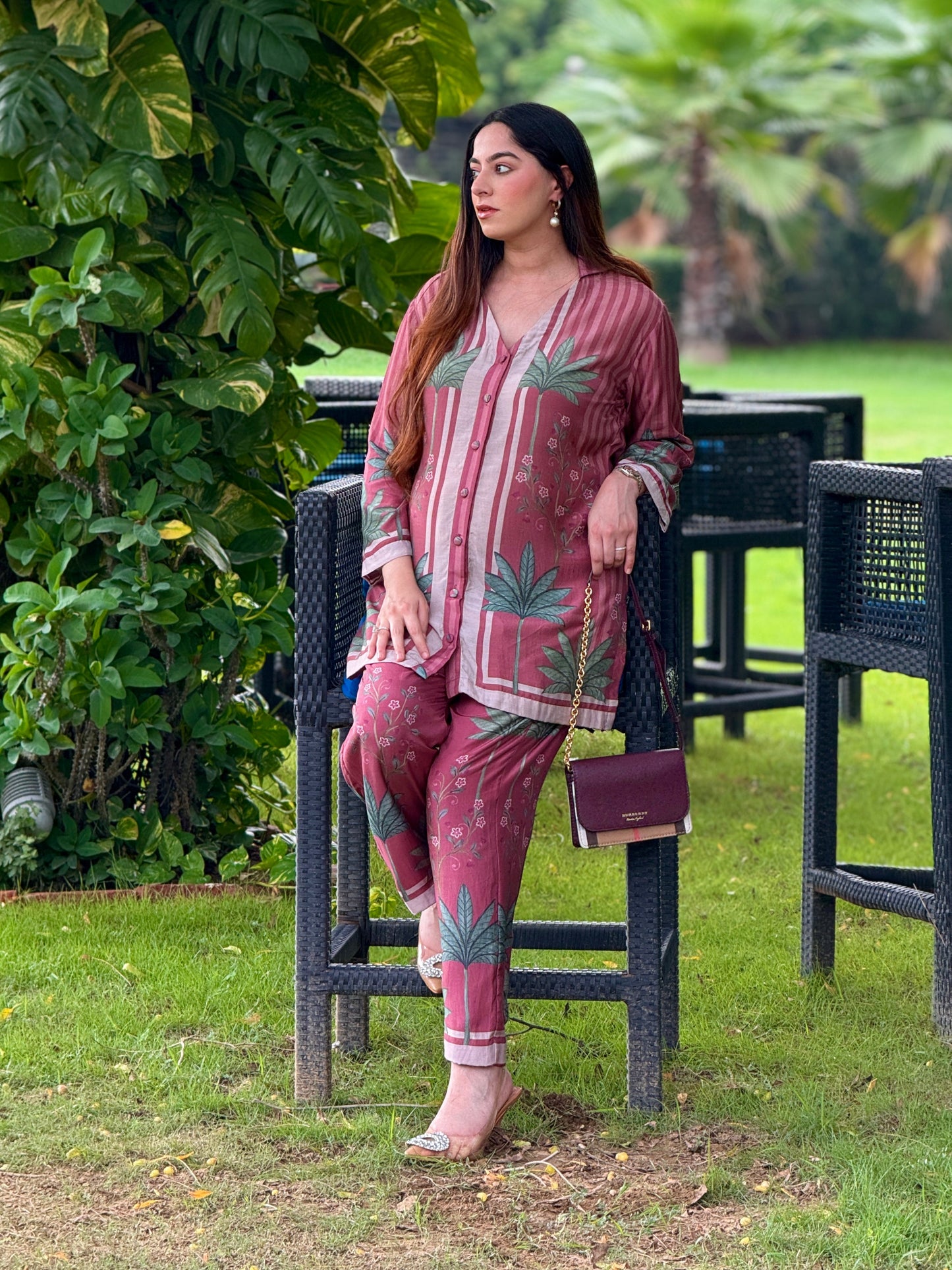 Mauve Placement Co-ord Set