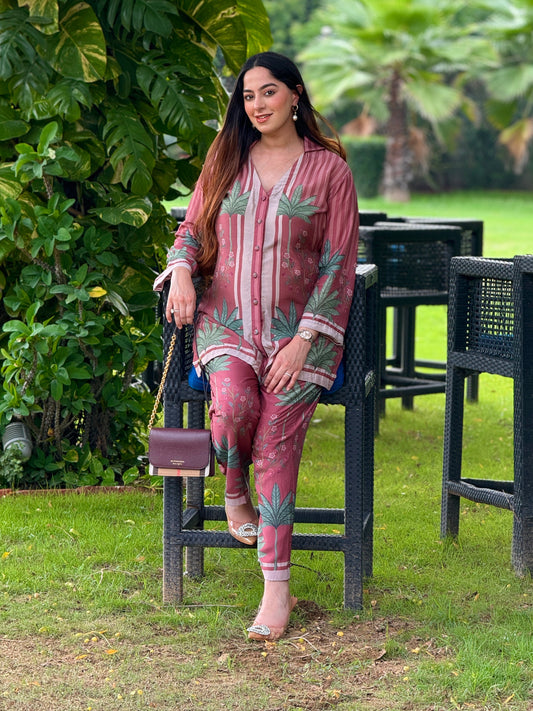 Mauve Placement Co-ord Set