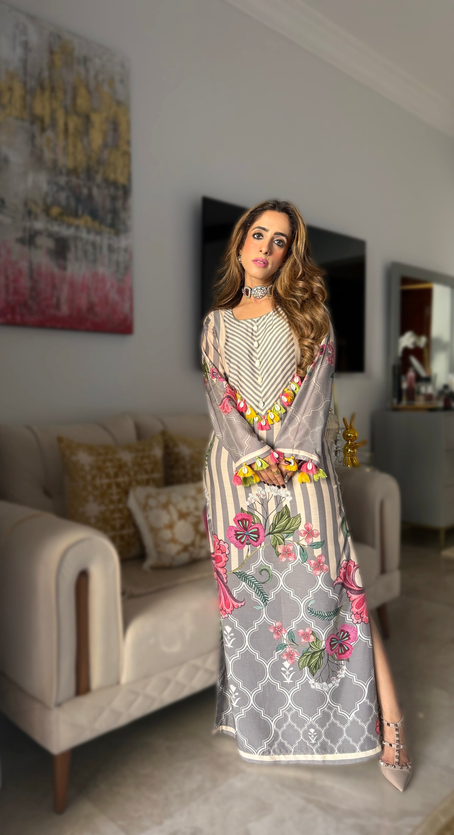 LUNAR PLACEMENT KAFTAN