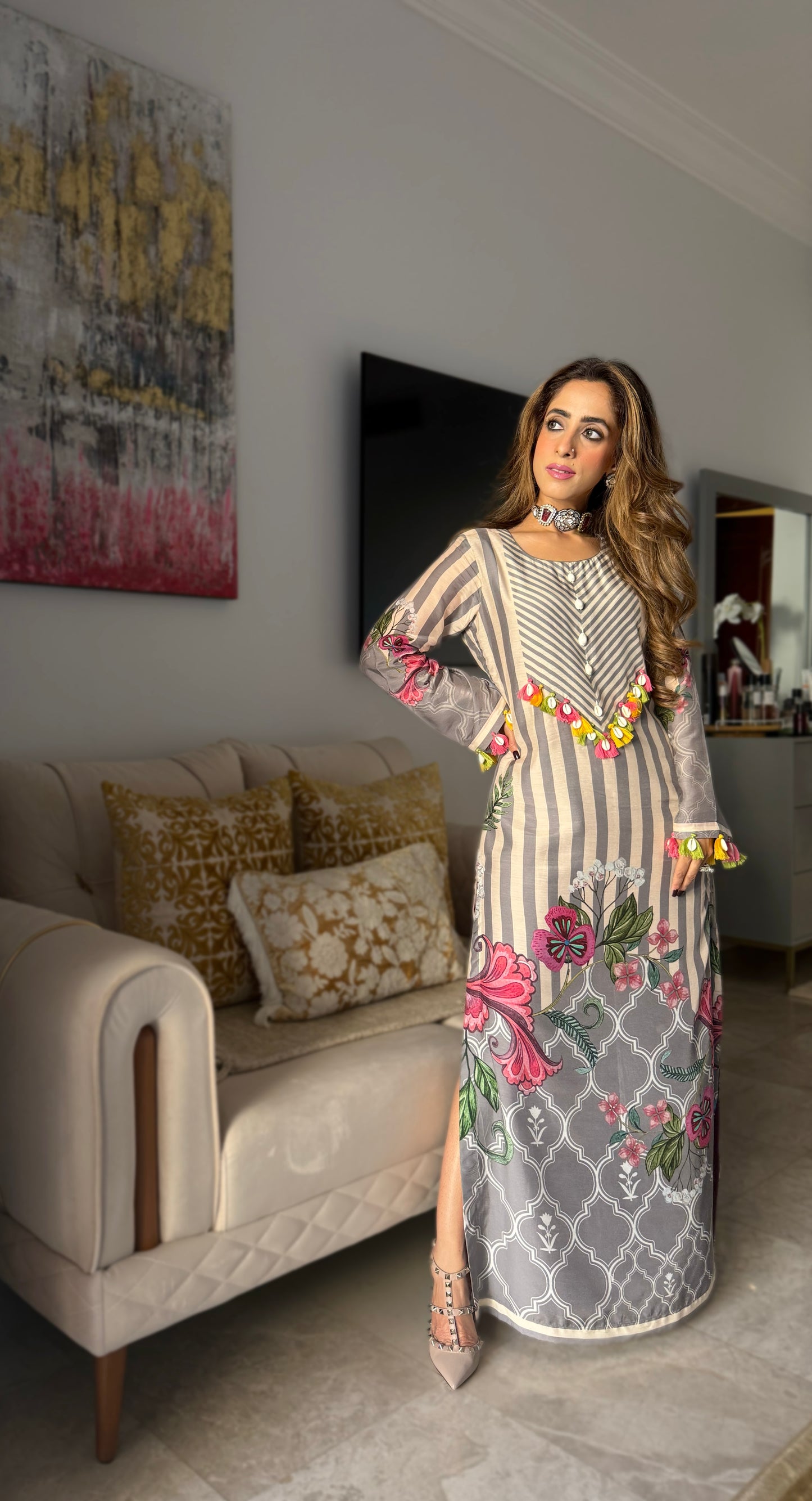 LUNAR PLACEMENT KAFTAN