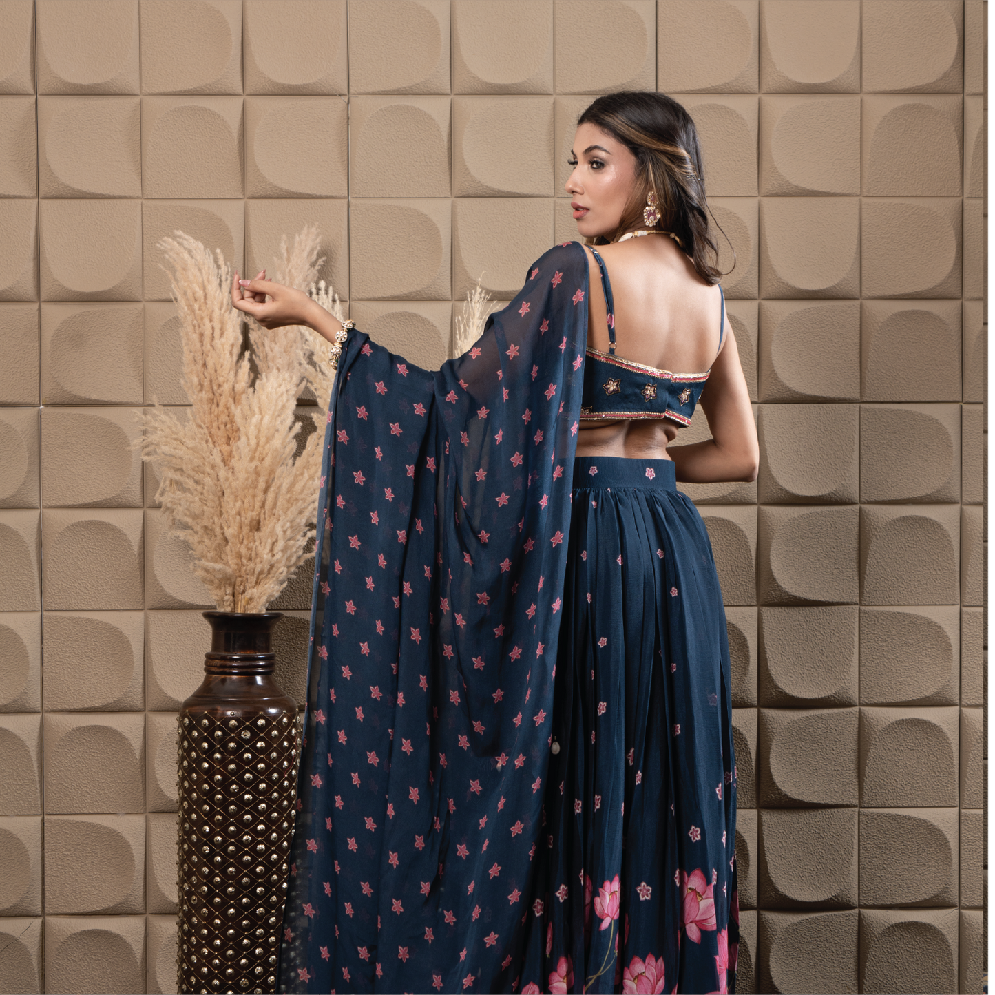 Sapphire lehenga set