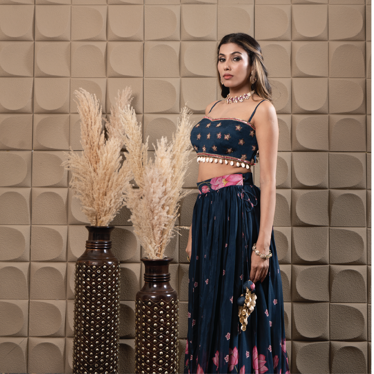 Sapphire lehenga set