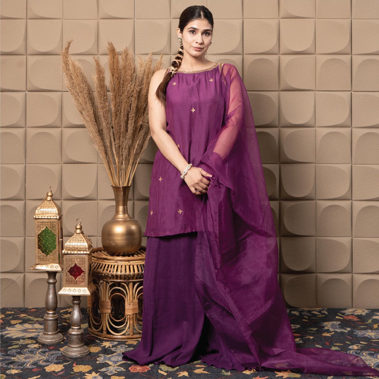 Plum Garara Set