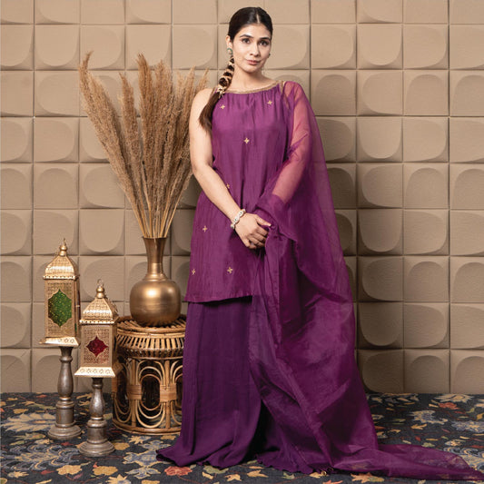 Plum Garara Set