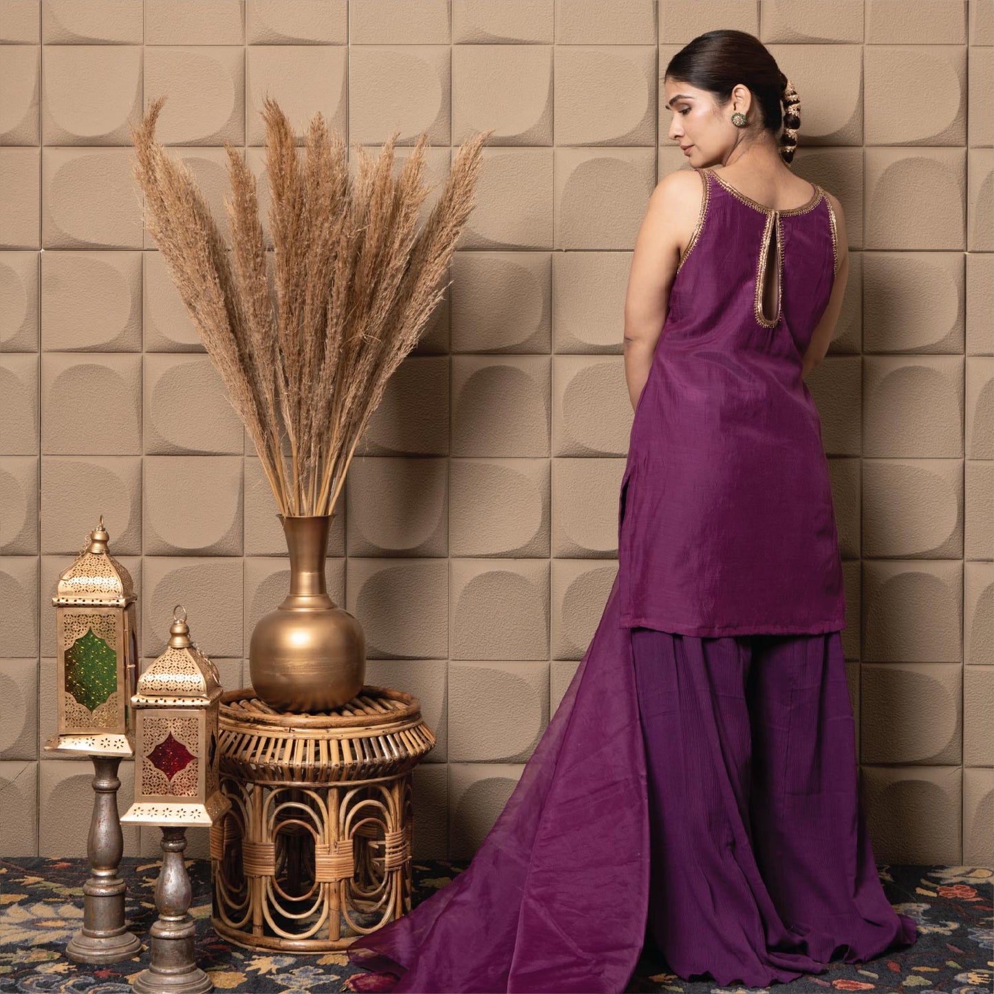 Plum Garara Set