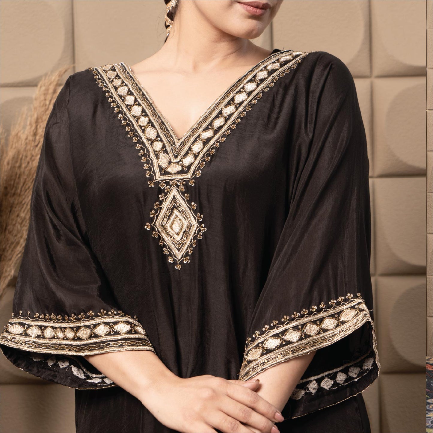 Midnight Kaftan Kurta Set