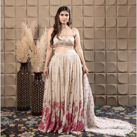 Misty lehenga set