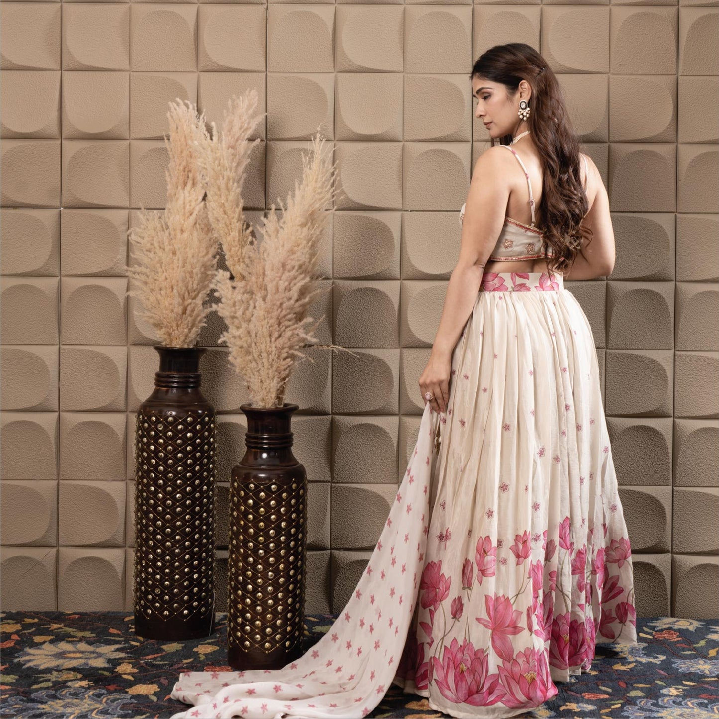 Misty lehenga set