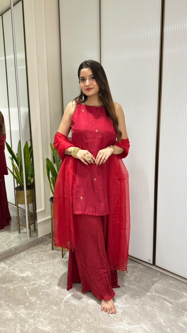 Roseate Garara Set